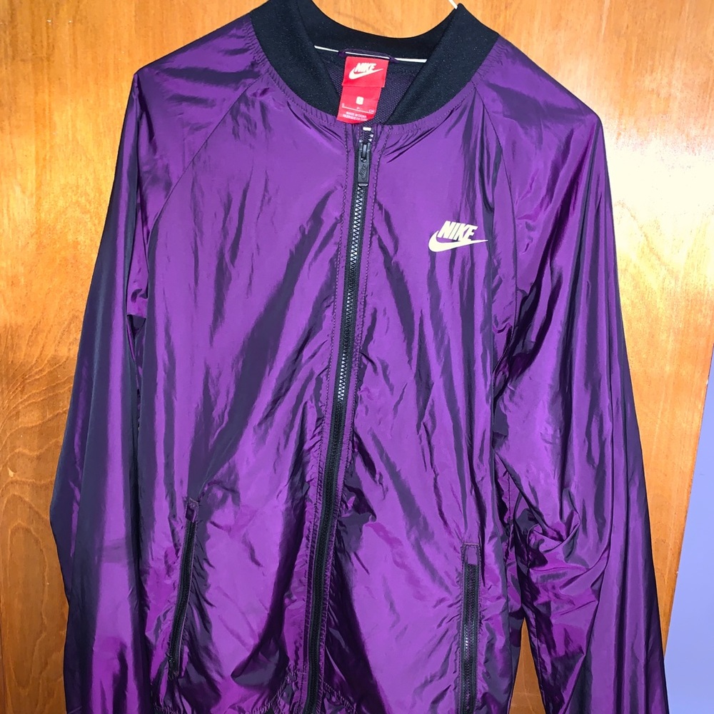 Nike purple windbreaker